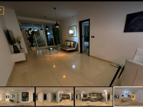 360 Virtual Tour of a 1-Bedroom Apartment at Movenpick, JLT Dubai. Experience each room with live TV screen and music. Contact Sitora360.com for personalized property tours – accelerate your rental or sale process with stunning visual presentations